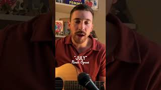 “July”  Noah Cyrus acoustic americana acousticcover folkpop singing [upl. by Ethben]