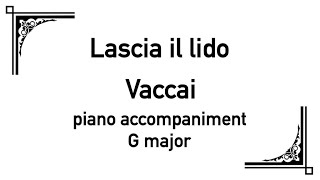 Lascia il Lido  MezzoBaritone Vaccai [upl. by Nagrom]