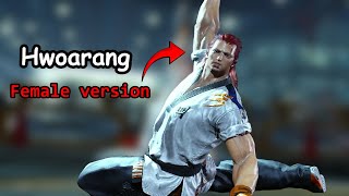 Tekken 8 Hwoarang  Using All Rage Art Female characters  ProGamerSaga [upl. by Ayekam]