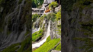 St Beatus Waterfall in Beatenberg switzerland waterfall travel [upl. by Ettezel]