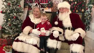 Nathan and Santa 2024 19 months old [upl. by Cynthla]