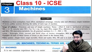 Machine Unveiled in ONE SHOT Class 10 ICSE Physics Explained [upl. by Lamaaj]