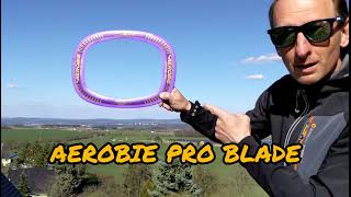 AEROBIE PRO BLADE 🥏 optical check and a happy return like a Boomerang 🪃 aerobie [upl. by Rehpotsirk]