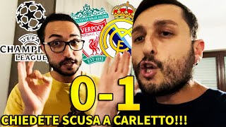 🏆😱 REAL CAMPIONE D’EUROPAAA‼️ CHIEDETE SCUSA AD ANCELOTTI‼️ LIVERPOOLREAL MADRID 01 [upl. by Martin]