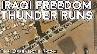 Thunder Runs in Basra  Operation Iraqi Freedom  Animated [upl. by Sailesh997]