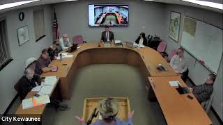 City of Kewaunee Common Council November 11th meeting [upl. by Auqined116]