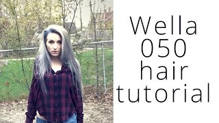 Gray Hair WHY Wella 050 tutorial [upl. by Cirle752]