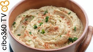 Hummus di ceci ricetta con tahina fatta in casa [upl. by Florin153]