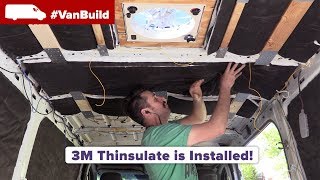 3M Thinsulate Sprinter Van Installation  Motovan Build [upl. by Ajak]