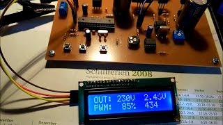 Wechselrichter 12V nach 230VAC mit Auto Regelung  Fertigstelllung [upl. by Tome743]