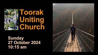 Toorak Uniting Church  Worship Service  27 October 2024 [upl. by Elsey]