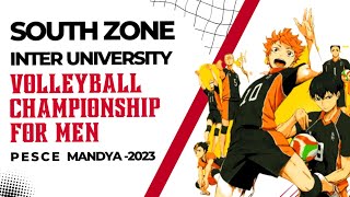 South Zone Inter university Volleyball ChampionshipPESCE MANDYA2023KarpagamVS Sathyabama [upl. by Stiles]