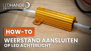 HOWTO  CanBus Weerstand aansluiten op LED Achterlicht  Ledhandel24nl [upl. by Eugen]