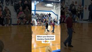 When you discover Donkey Basketball 😱🫏🏀 donkey basketball donkeybasketball [upl. by Fleeman857]