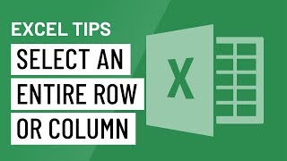 Excel Quick Tip Select an Entire Row or Column [upl. by Atileda618]