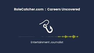 Entertainment Journalist  Careers Uncovered [upl. by Eintruoc602]