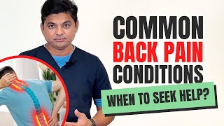 Common Causes of Back Pain Sciatica Herniated Discs Arthritis amp More  When to Seek Help [upl. by Muriah196]