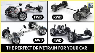 FWD vs RWD vs 4WD vs AWD Whats The Difference Which is Better [upl. by Jessabell]