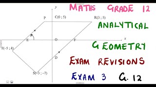 Analytical Geometry November 2019 Question 3 mathszoneafricanmotives maths zone tv [upl. by Edra]