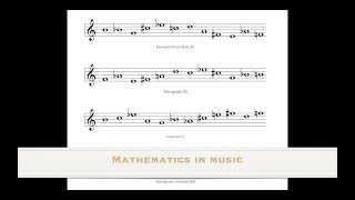 Mathematical Music The 12tone technique of Arnold Schoenberg [upl. by Miuqaoj]