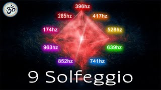 All 9 Solfeggio Frequencies Full Body Healing Full Body Aura Cleanse Healing Frequencies [upl. by Acinyt650]