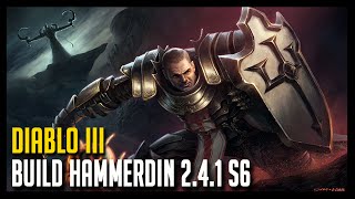 Diablo 3  Build Croisé  Hammerdin 241 Saison 6  Hoos Gaming [upl. by Cutcheon181]