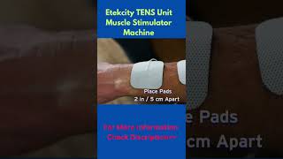 Etekcity TENS Unit Muscle Stimulator Machine [upl. by Slerahc]