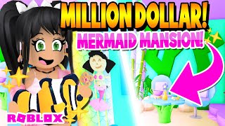 MILLION DOLLAR MERMAID MANSION in ADOPT ME roblox [upl. by Julius]