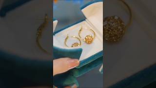 Latest Beautiful Gold Earring Design For Girls jewellery ytshorts shortsfeed [upl. by Yekcir364]