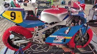 Mitter RGZ 400  upgraded Yamaha RD350 engine in Suzuki RG500 frame [upl. by Festus]