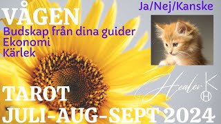 Vågen ♎️ JuliAugustiSeptember 2024 Tarot  Healer K [upl. by Hardner]