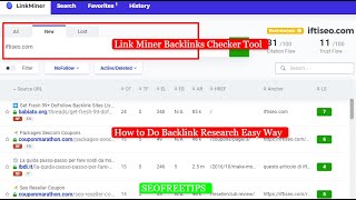 LinkMiner  How to do Backlink Research in Hindi  Free Backlink Checker Tool 2023 [upl. by Micheil556]