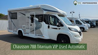 Chausson 788 Titanium VIP Automatic 5 berth used motorhome [upl. by Eneluj]