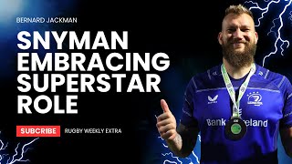 RG Snyman embracing the superstar role at Leinster [upl. by Ahsetra452]