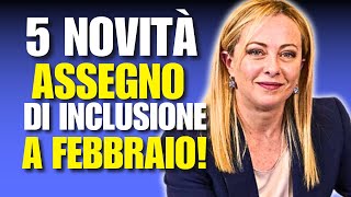 5 INCREDIBILI NOVITÀ SULLASSEGNO DI INCLUSIONE A FEBBRAIO [upl. by Lamond]