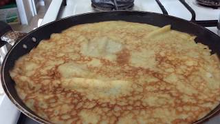 COMMENT FAIRE LES CRÈPES SANS GLUTEN farine de sarrasin [upl. by Adnaugal]