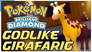 GODLIKE Girafarig BDSP VGC Pokemon Brilliant Diamond and Shining Pearl Competitive Doubles Battle [upl. by Nigrom]