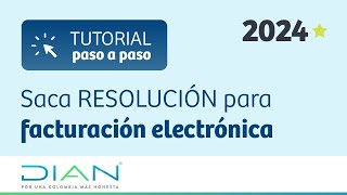 Cómo obtener RESOLUCIÓN para FACTURACIÓN ELECTRÓNICA por primera vez  Persona Natural  Tutorial [upl. by Mortie]