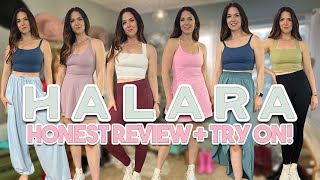 Halara Try On Haul  HONEST Reviewis it worth it  Dresses Pants  More [upl. by Adnana577]