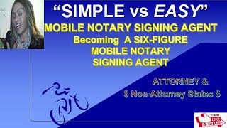 Mobile Notary Signing Agent SIMPLE vs EASY Dec 3 2023 [upl. by Fancy386]