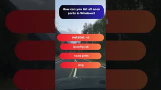 Listing All Open Ports in Windows computerbasics [upl. by Aynodal445]