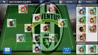 DESCARGAR LA PLANTILLA DE LA JUVENTUS PARA DREAM LEAGUE SOCCER 16  MILLONES DE MONEDAS MOD [upl. by Neerol]