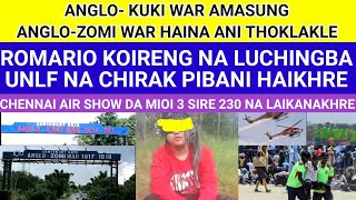 Anglo Kuki War Amasung AngloZomi War Haina Amagga ThoklakleRomario UNLF na Kapa Oiramle [upl. by Anomas]