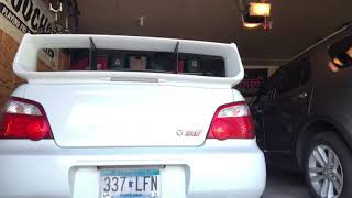 2004 Subaru Impreza WRX STi Built Motor E85 Cold Start [upl. by Iridissa]