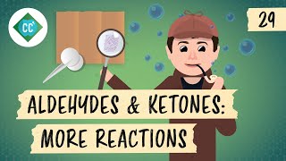 Aldehyde and Ketone Reactions  Hydrates Acetals amp Imines Crash Course Organic Chemistry 29 [upl. by Suidaht]