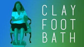 Detox Foot Bath with Calcium Bentonite Clay [upl. by Aerdnahs789]