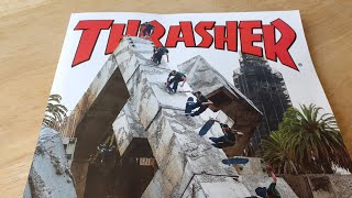 THRASHER Magazine Jan 24 522 skateboarding skateboard [upl. by Dasteel242]