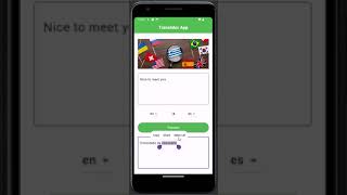 Mobile Application Development Language Translator App with Flutter [upl. by Piper]