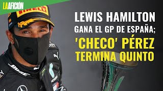 Lewis Hamilton conquista el Gran Premio de España Checo Pérez termina quinto [upl. by Ger100]