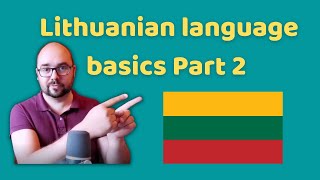 Lithuanian Language Lessons Basic Lithuanian Part 2 [upl. by Anaile61]